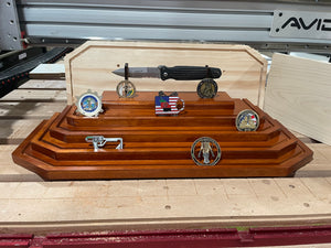 24" Four Tier Stadium Style Coin Display