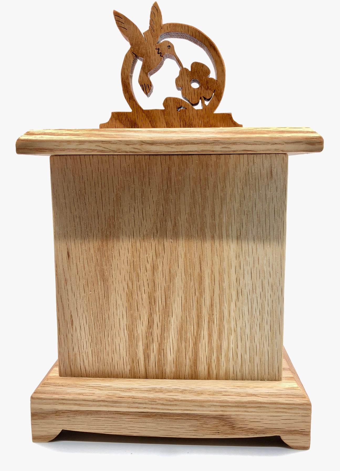 Hummingbird Clock - Wood Clock - Handmade Clock - Scroll Saw Clock - Bird Clock - Hummingbird