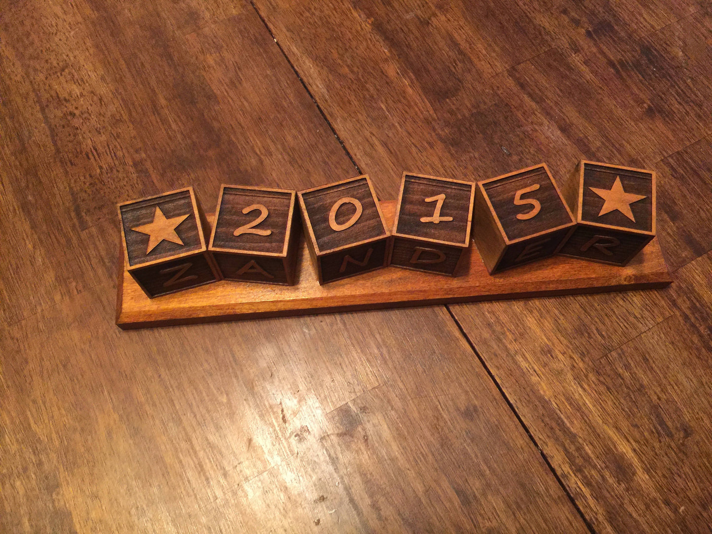 Wood Baby Name Display - Building Block Name Display - Laser Engraved - Name Blocks - Baby Gift - Newborn - Baby Shower - Expectant Mother