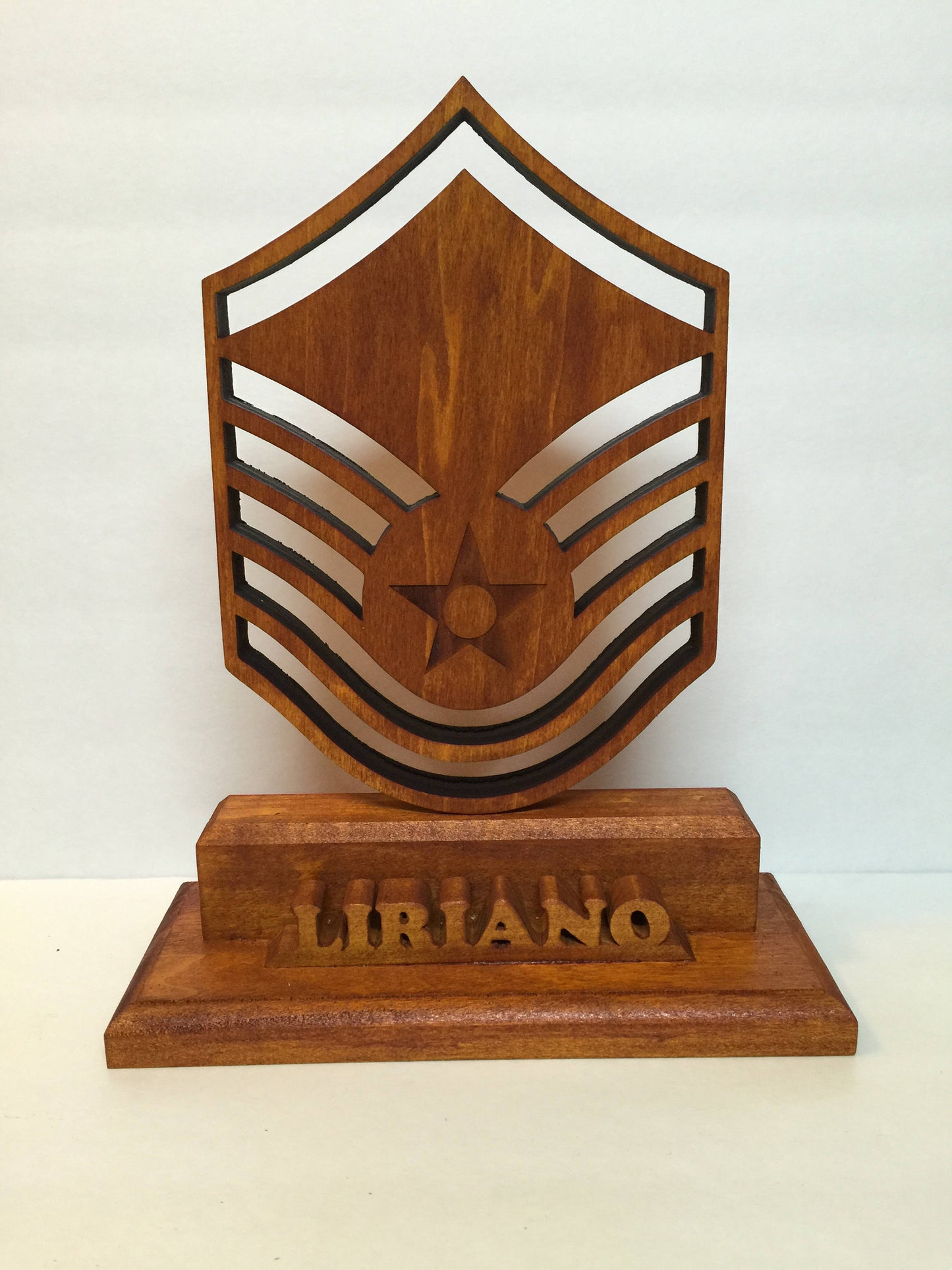Military Rank Display - Name Display - Military Wood Rank Display - Military Promotion - Military Rank - Rank Display - Military Gift