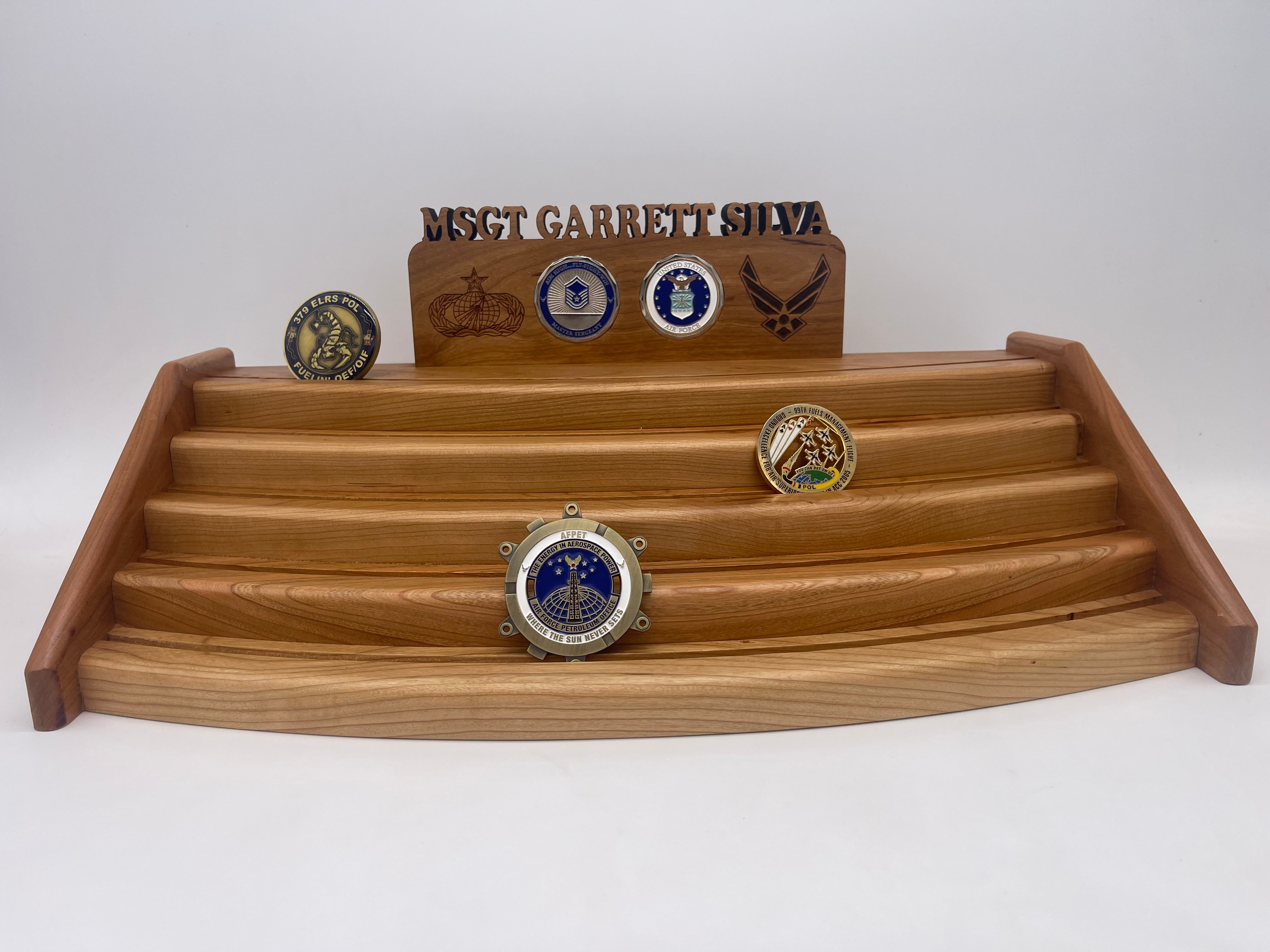 Command Coin Displays Military Challenge Coin Displays – Nate's Woodshop