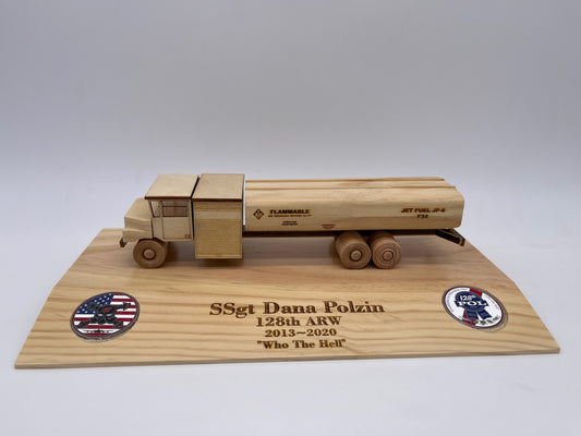 R-11 Fuel Truck - 12" Wood Scale Model