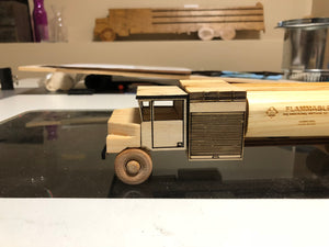 R-11 Fuel Truck - 12" Wood Scale Model