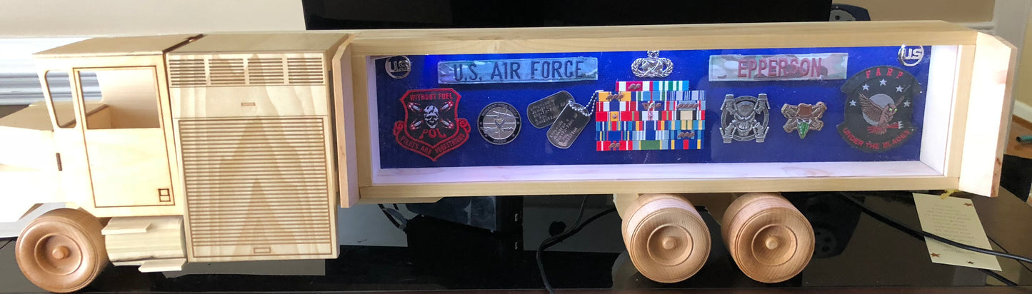 R-11 Fuel Truck Shadow Box