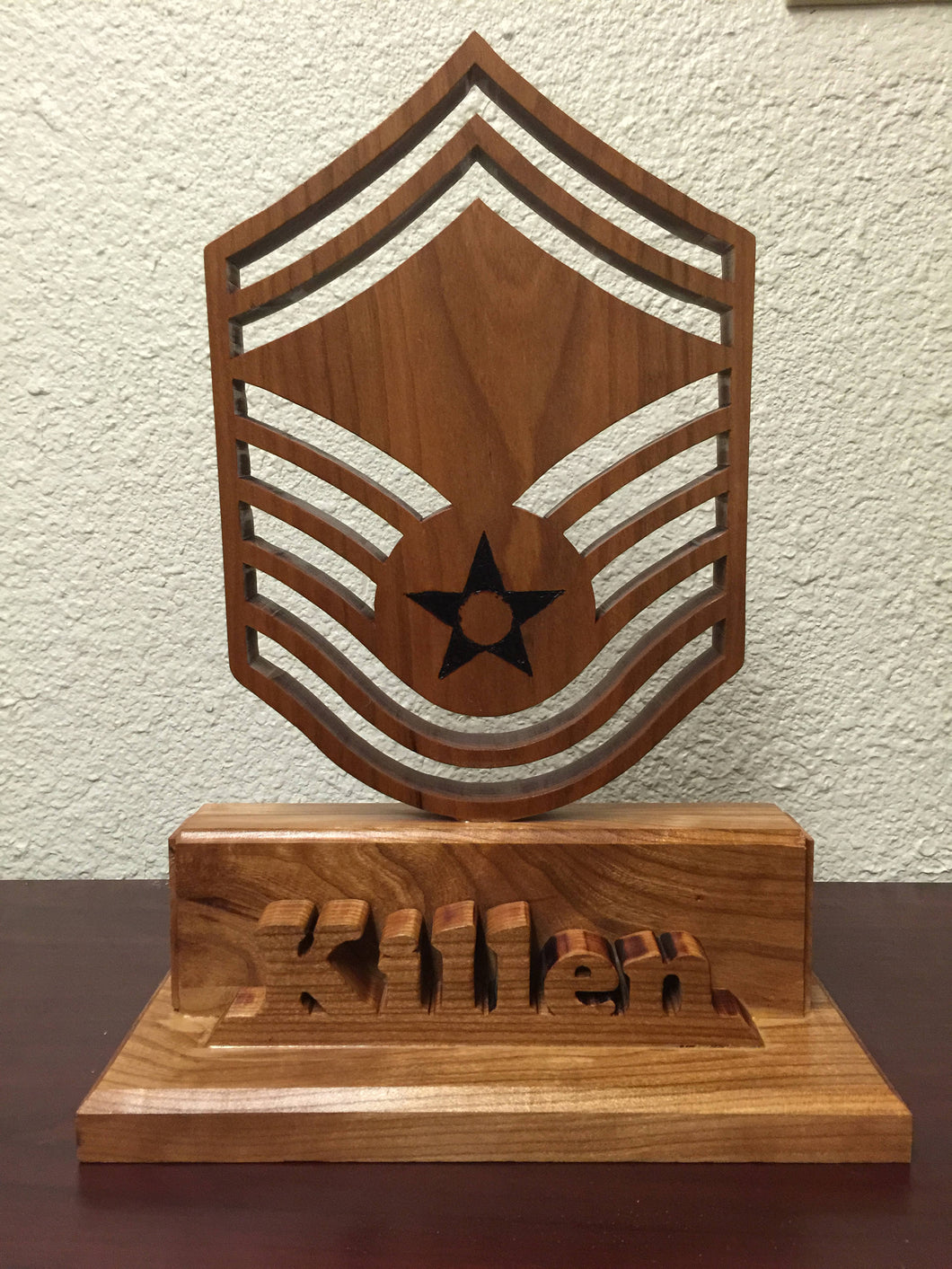 Military Rank Display - Name Display - Military Wood Rank Display - Military Promotion - Military Rank - Rank Display - Military Gift